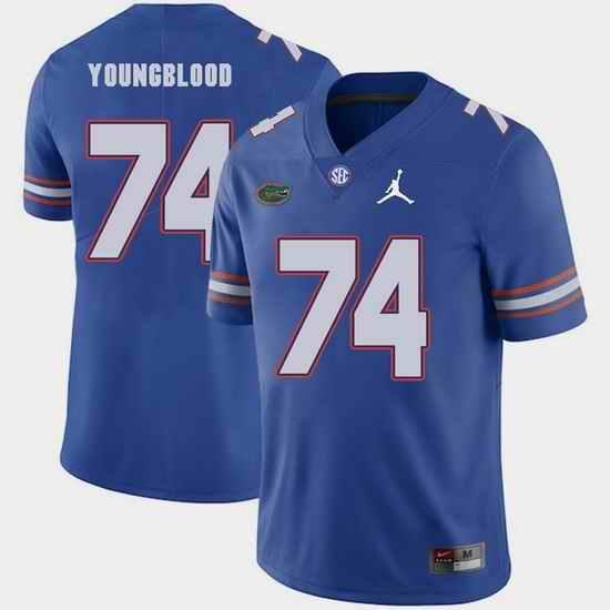 Men Florida Gators Jack Youngblood Royal Jordan Brand 2018 Game Jersey